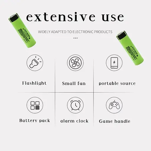 Промышленный Li-Ion аккумулятор Panasonic NCR18650B 3400 mAh без защиты 18650 - фото 5