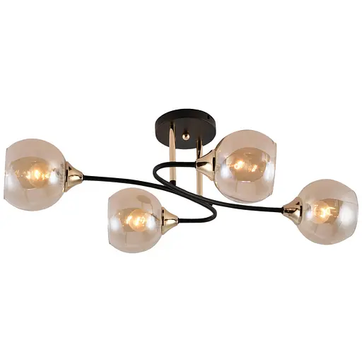 Люстра декоративна V XA1498/4 BK+FGD