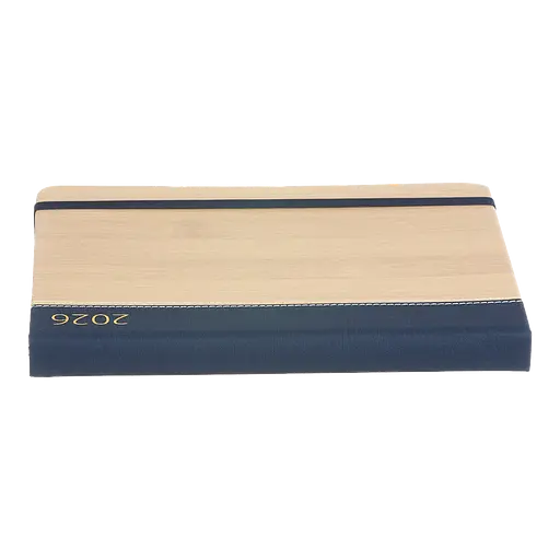 Ежедневник датированный Buromax Bark 2026 A5 искусственная кожа синий (BM.21144-02) - фото 5