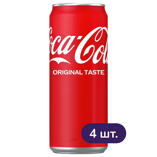 Набор: Напиток Coca-Cola 1.32 л (4 шт. х 330 мл)
