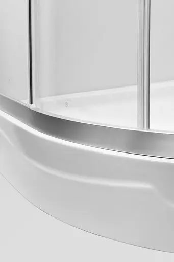 Душевая кабина AM.PM Bliss Round 3/ 4 90x90 без поддона, профиль хром, матовое стекло W56G-301-090CM - фото 5