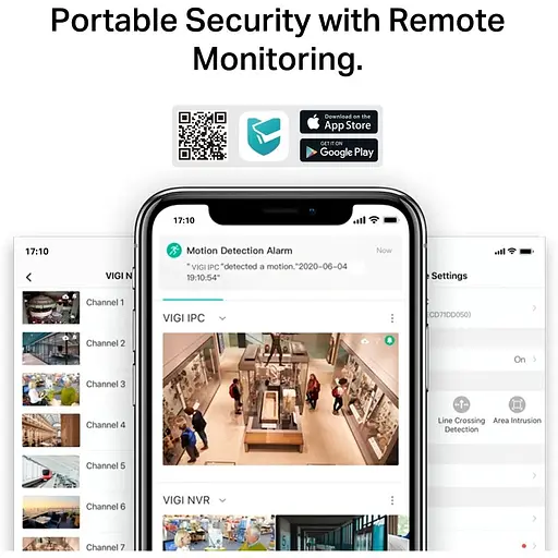 IP-камера TP-Link VIGI C340-2.8, PoE, 4Мп, 2.8мм, H265+, IP66, Bullet, кольорове нічне бачення, зовнішня - фото 5