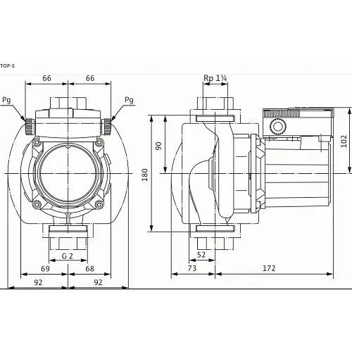 Циркуляційний насос Wilo TOP-Z 30/10 EM RG (2059857) - фото 2