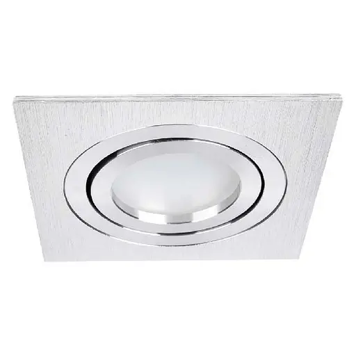 Вбудований світильник Feron DL6120 під лампу срібло - фото 2