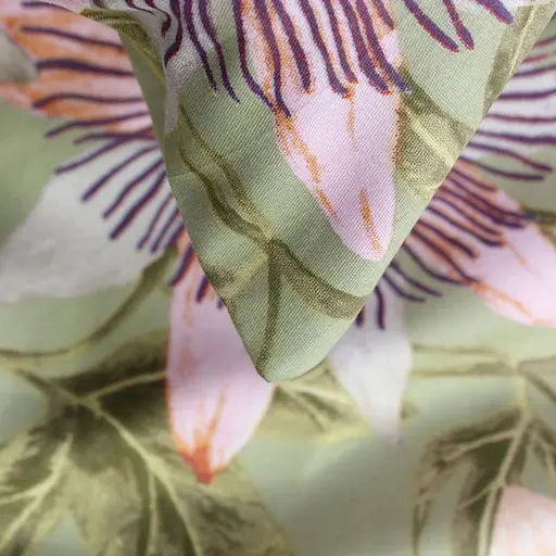 Пододеяльник 145х210 см сатин зеленого цвета 327251 - фото 2