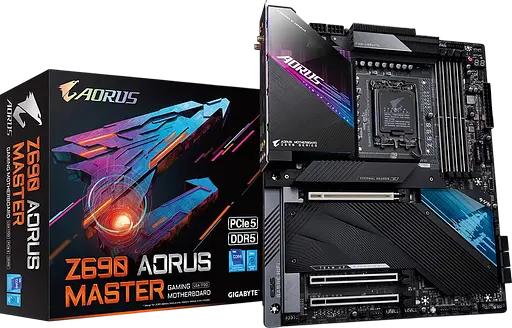 Материнская плата Gigabyte Z690 Aorus Master LGA 1700 (Z690 AORUS MASTER) Б/У - фото 1