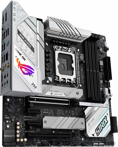 Материнская плата ASUS ROG STRIX B760-G GAMING WIFI (ROG STRIX B760-G GAMING WIFI) (Socket 1700, Intel B760, Micro-ATX) - фото 3