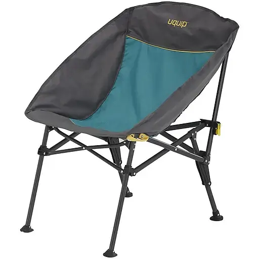 Стул раскладной Uquip Comfy голубой с серым (244011) - фото 3