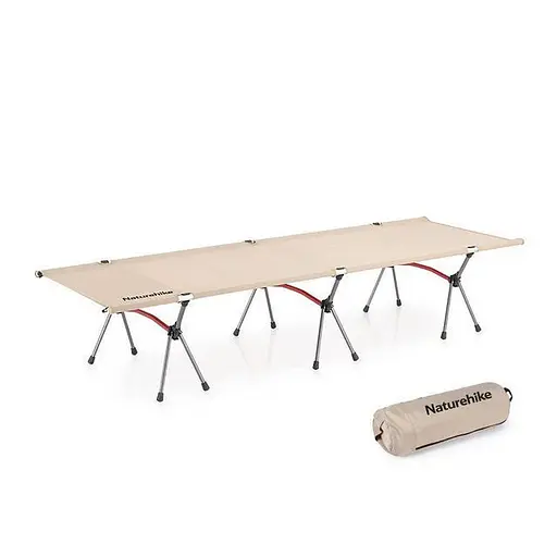 Складная туристическая кровать Naturehike NH20JJ009 алюминий (Бежевый)