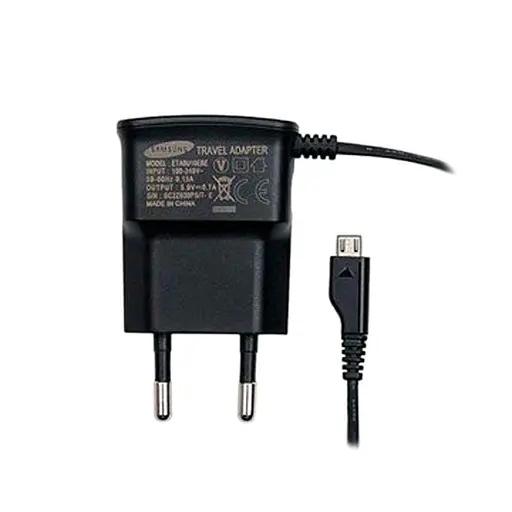 Зарядний адаптер Samsung microusb ETAOU10EBE блок живлення 1а - фото 1