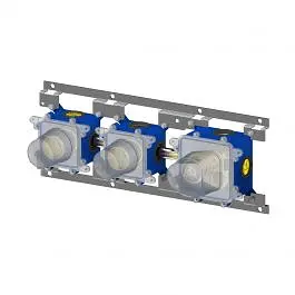 Вбудована частина для термостатичного змішувача для душу/ванни на 2 споживача Paffoni Modular Box MDBOX018 - фото 1