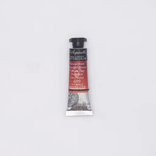 Акварельна фарба Sennelier L'Aquarelle, 10 мл, S2, Перманентний алізарін малиновий глибокий (Permanent Alizarin Crimson Deep)