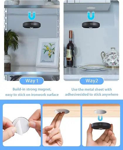 RGB-шайбы с дистанционным управлением WILLED подсветка кранов на батарейках емкостью 1200 мАч - фото 6