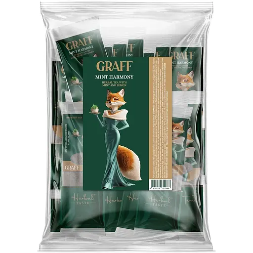 Уцінка. Чай трав'яний Graff М'ятна Гармонія 50 шт. x 2 г - фото 1