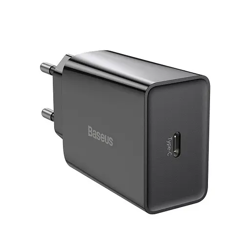 Адаптер питания Baseus Speed ​​Mini 20W с разъемом Type-C и быстрой зарядкой - фото 5