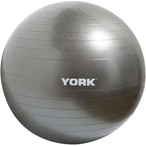 Фитбол York Fitness 75см серый + насос