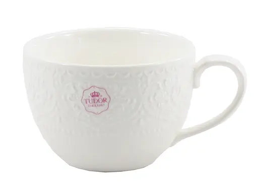 Чашка чайна порцелянова Tudor Корона 310 мл біла (TU3107) - фото 1