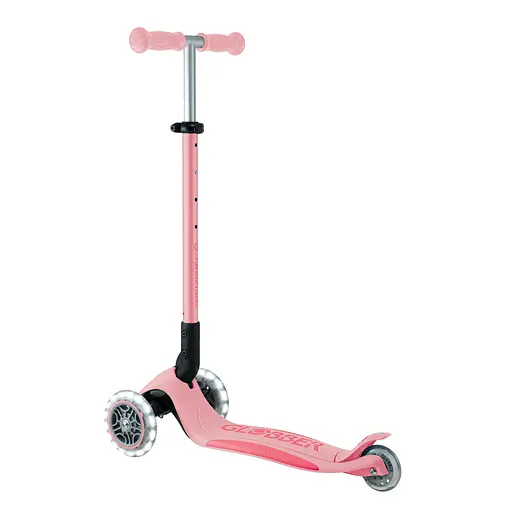 Самокат Globber Elite Lights колеса з підсвіткою 50 кг пастельно-рожевий (439-710-3) - фото 4