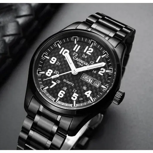 Часы мужские наручные Carnival Black Jack (Черные) - фото 2