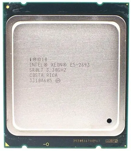 Процессор Intel Xeon E5 2643 (CM8062107185605) (Socket 2011, 8T, 3.5 ГГц, Tray) Б/у - фото 1