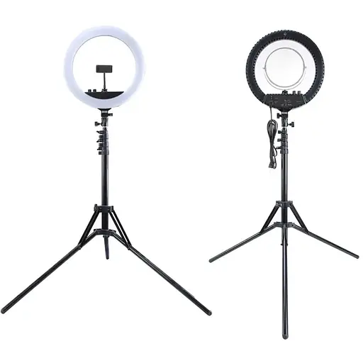 Кольцевая LED лампа Mantoo MCP3690 12" + штатив