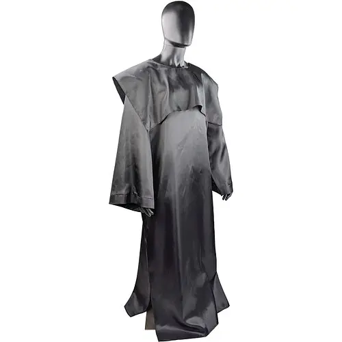 Балахон черный атласный - фото 2