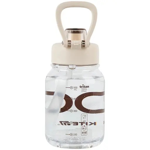 Пляшечка для води Kite Cool 700 мл біло-коричнева (K25-1217-1) - фото 3
