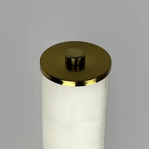 Бра із мармуровим плафоном та овою кулькою у латунному корпусі 37 см Line F Арт. WSR2-130*350 - фото 7