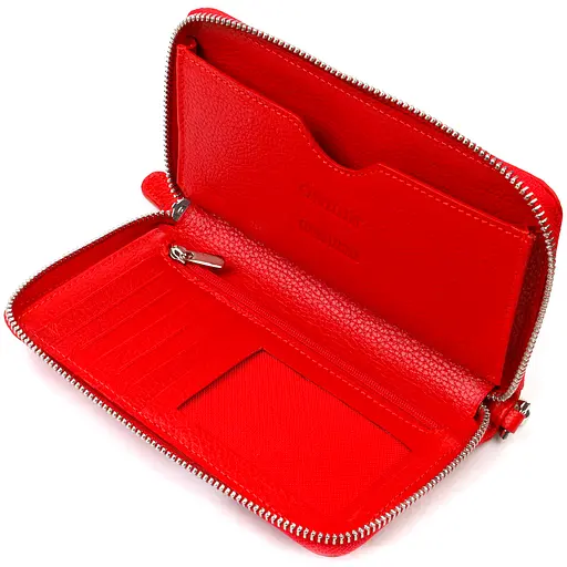 Женский кожаный кошелек Canpellini 17х10.5х2 см acs0025552 - фото 3