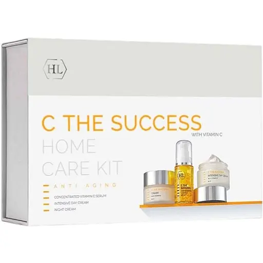 Набір для обличчя Holy Land C The Success Kit: сироватка-мілікапсули 30 мл + інтенсивний денний крем 50 мл + крем 50 мл