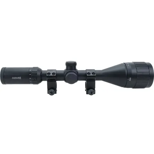 Приціл оптичний Hawke Fast Mount 3-12x50 AO сітка Mil Dot з підсвічуванням. Кільця на Weaver - фото 4