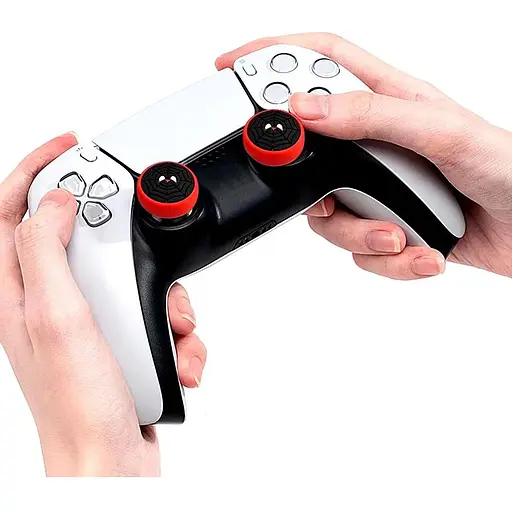 Накладки на стики Thumb Grips 2-pack для PS4-PS5-Xbox Black Spider [122994] - фото 3