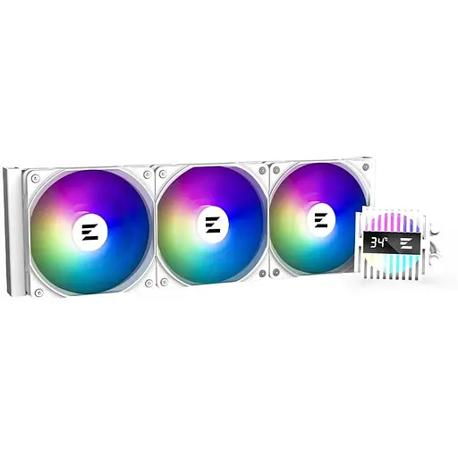 Zalman Система рідинного охолодження Alpha 2 A36 ARGB, LGA1700, 1200, 115x, AM5, AM4, TDP ___W, білий