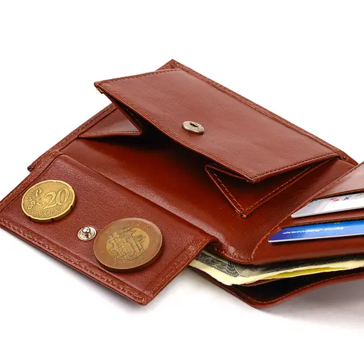 Мужской кожаный кошелек Canpellini 11х9.5х2 см acs0025676 - фото 5