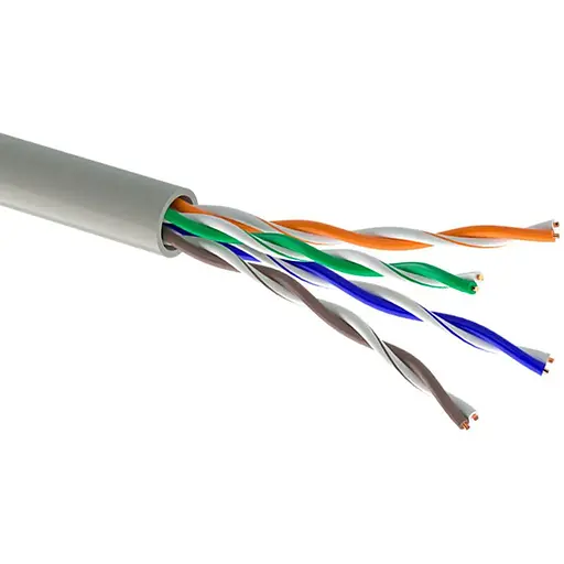 Кабель Одескабель КПВонг-HF-ОП (350) 4*2*0,51 (U/UTP-cat.5E LSOH), CU, для внутр. работ, 305м.