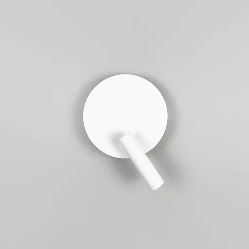 Біле бра зі спотом у круглому корпусі Ø 15 см | Line F | Арт. WJ034/150 WT - фото 5