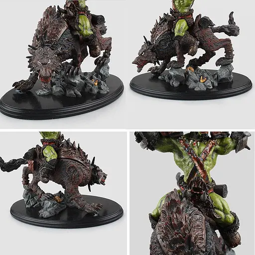 Фігурка World of Warcraft Orc Wolf Rider Riding Wolf Світ Військового Ремесла Орк Наїзник 26 см WOW 21.80 - фото 6