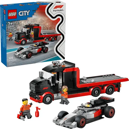 Конструктор LEGO City F1 Display Truck with Audi F1 Race Car 508 деталей (60493) - фото 2