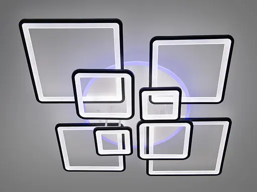 Современная LED люстра с пультом, диммером и подсветкой, 225W - фото 3