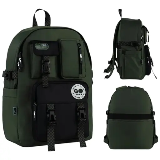 Рюкзак GoPack Education Teens 2500L хаки Хаки (GO26-2500L-4) - фото 1