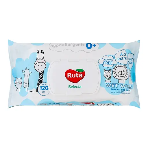 Влажные салфетки Ruta Selecta Детские 120 шт. - фото 1
