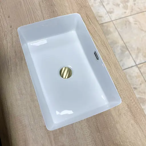 Умивальник VBI Merano M white врізний VBI-018005, Білий - фото 3