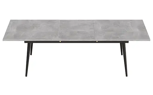 Стіл журнальний трансформер Dandi Small Ferrum-decor 45x120(160)x60 Чорний метал ДСП Бетон 16 мм (FRD-106785) - фото 8