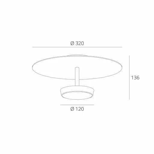 Потолочный светильник Skarlat RXD4003 12W BR+WH 3000K - фото 2