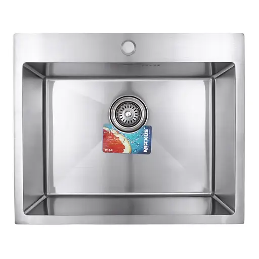 Кухонная мойка Mixxus MX6050-200x1.2-Handmade MX0569, Нержавеющая сталь - фото 1