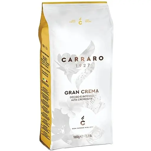 Кофе в зернах Carraro Gran Crema, 1 кг - фото 1