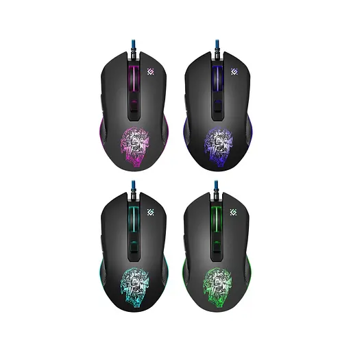 Мишка Defender Sleipnir GM-927 USB Black+ Килимок (52927) - фото 5