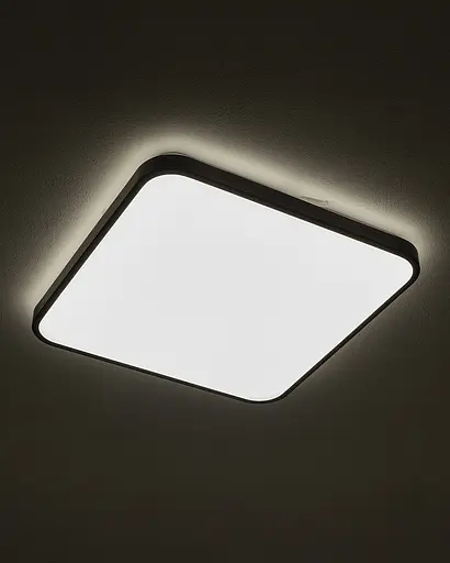 Світильник стельовий Nowodvorski 10985 Agnes Square LED Pro 1x32W 3000K 2700Lm IP44 чорний - фото 2