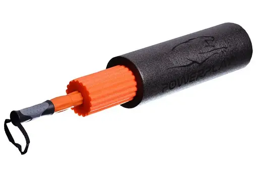 Масажний ролик (роллер) набір 3в1 PowerPlay 4022 Therapy Roller Чорно-помаранчевий (PP_4022) - фото 2