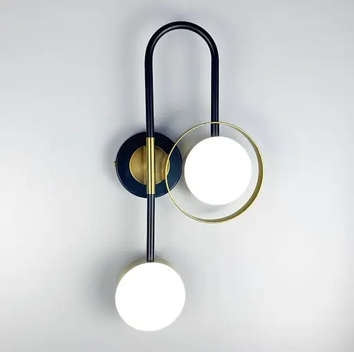 Сучасне бра Арт. BD 8886 BK+AB Line F - фото 6